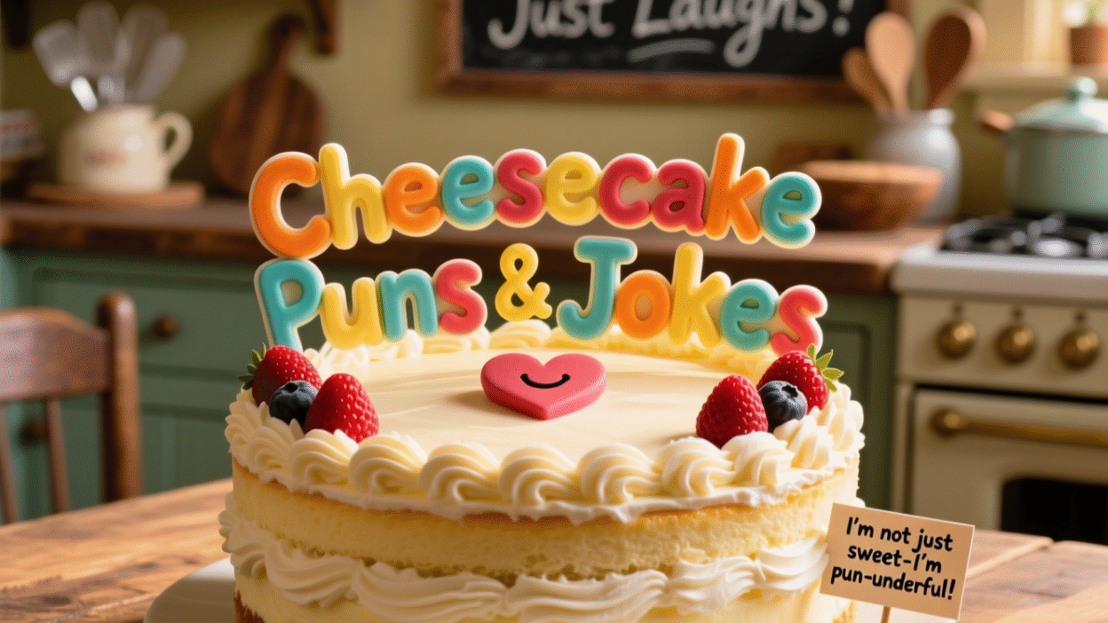 440 Cheesecake Puns and Jokes (2026) 🍰😄