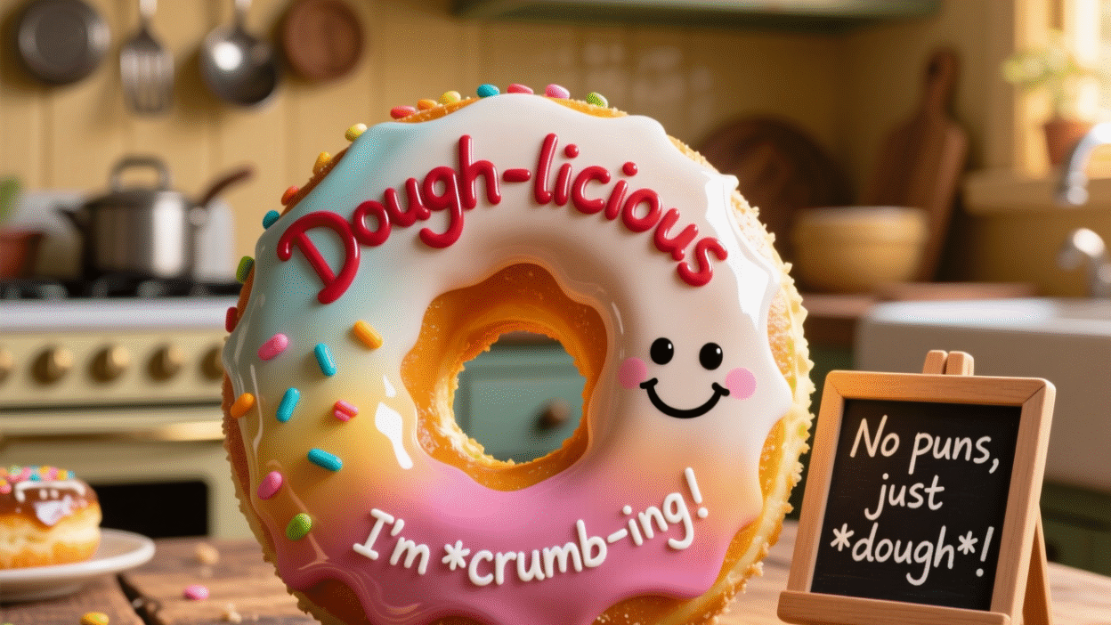 430 Doughnut Puns and Jokes (2026) 🍩😂