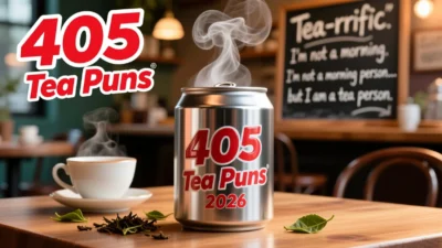 405 Tea Puns 2026 Hilarious, Steamy, and Sassy