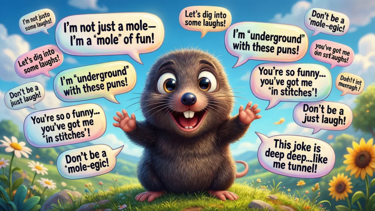 400 Mole Puns and Jokes Cute Laughs(2026)