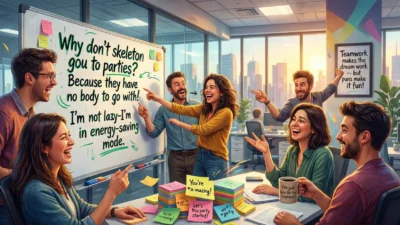 Coworker puns and jokes