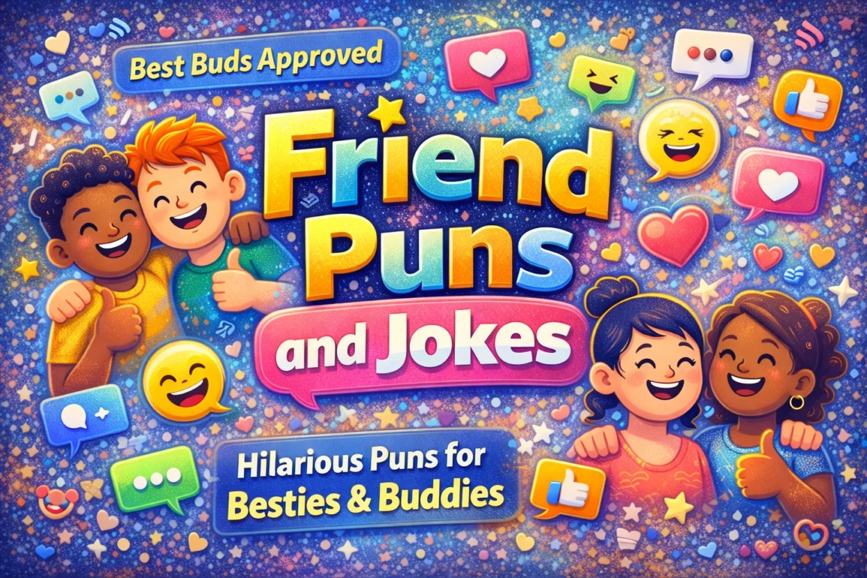 Friend puns and jokes
