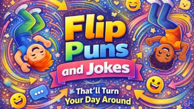 Flip puns and jokes